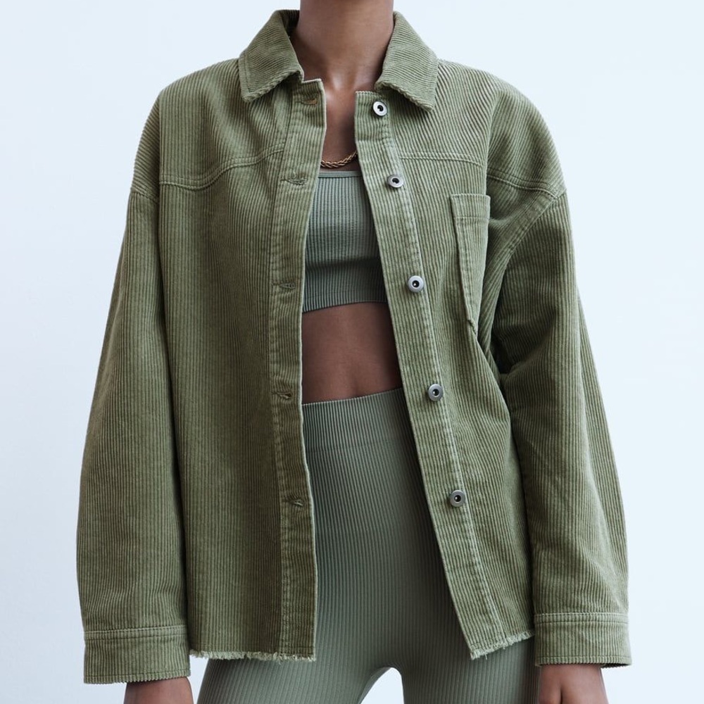 ZARA Corduroy Overshirt